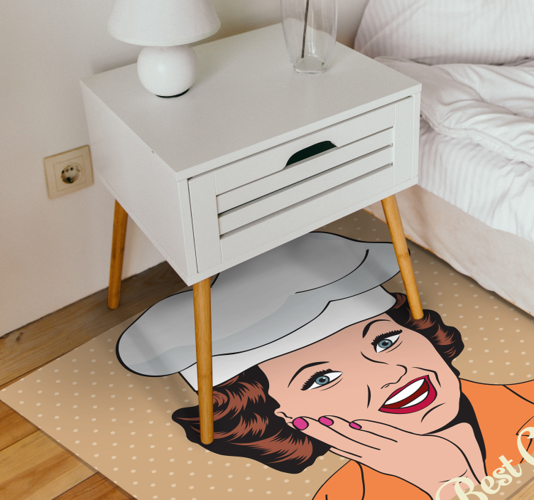 Retro Kitchen Mat custom rug - TenStickers