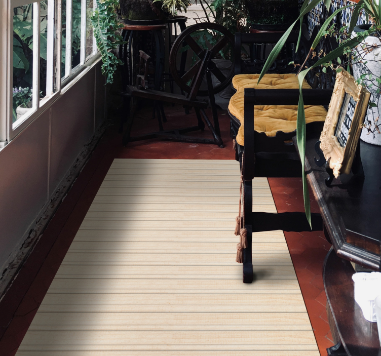 Vinyl rug with texture Relief strips - TenStickers