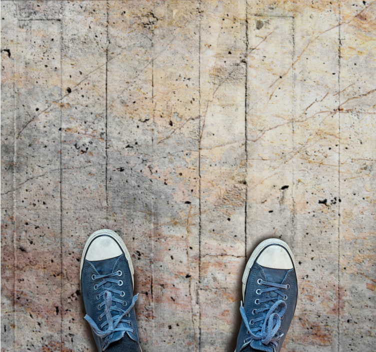 Stone Paneling Effect Floor Mat - TenStickers