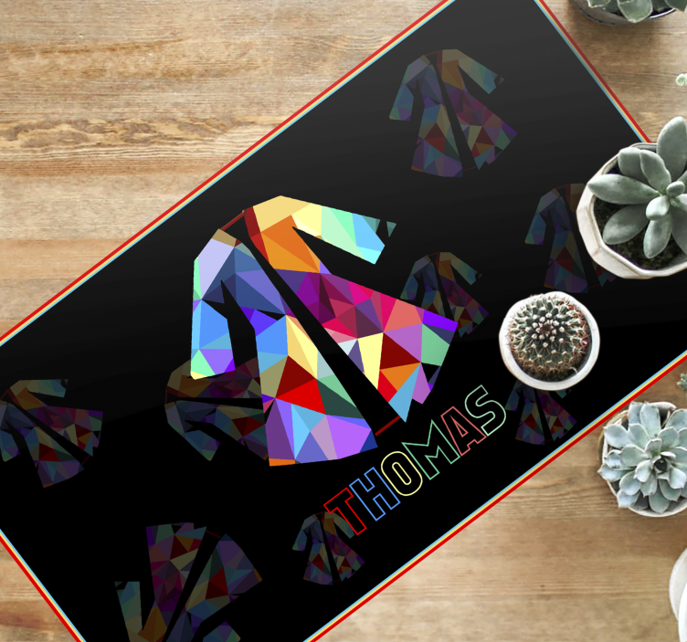 Technicolor dreamcoat bedroom rug - TenStickers