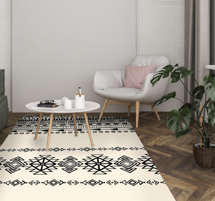 Tribal way ethnic vinyl hallway runner - TenStickers