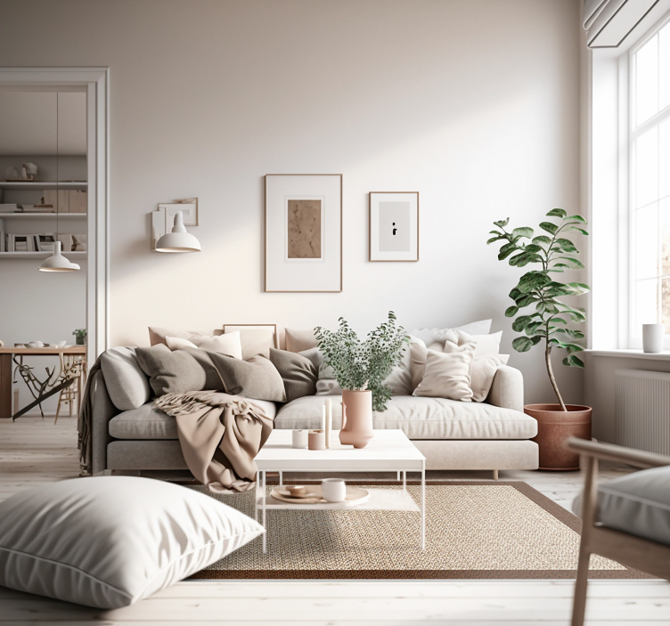 Woven Fabric Texture Vinyl Mat - TenStickers