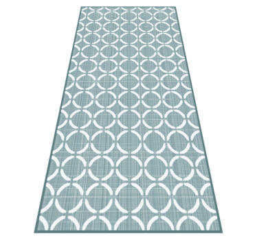 Old Style Green kitchen vinyl rug - TenStickers