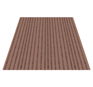 Dash line design outdoor vinyl rug - TenStickers