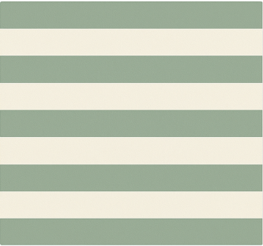Green striped motif kitchen vinyl rug - TenStickers