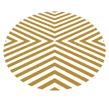 Mustard Chevron Pattern dining room vinyl rug - TenStickers
