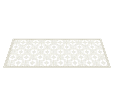 Classic vanilla kitchen vinyl rug - TenStickers