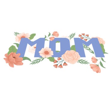 Floral vinyl rug for mother's day illustration - TenStickers