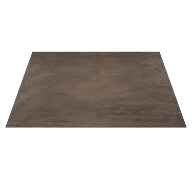 Brown vinyl rug with solid dark woven texture - TenStickers