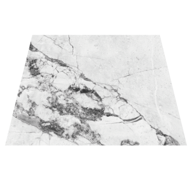 Bedroom vinyl rug in light and dark marble pattern - TenStickers