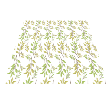 Nature vinyl rug lush green design - TenStickers