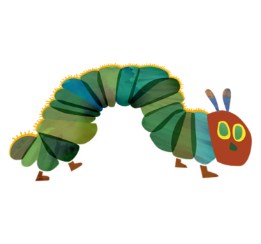 Kids vinyl rug the always hungry caterpillar - TenStickers
