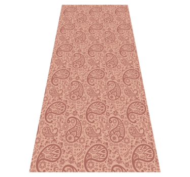 Kitchen vinyl rug with paisley pattern design - TenStickers