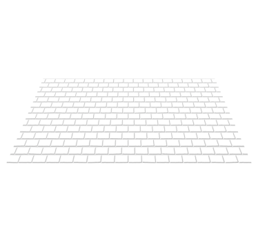 Kitchen vinyl rug white brick laminate - TenStickers