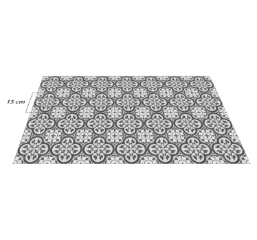 Kitchen vinyl rug moroccan tile design - TenStickers
