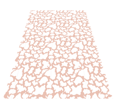Textured Pink Animal Print Vinyl Rug - TenStickers