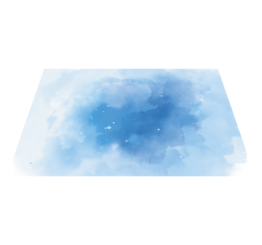 Blue Watercolour Minimalist vinyl rug - TenStickers