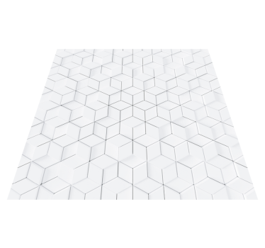 Geometric Patterned Surface Vinyl Rug - TenStickers