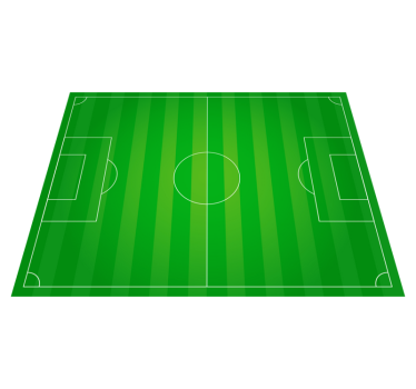 Vinyl rug soccer field teen - TenStickers