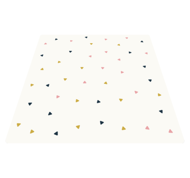 Geometric Confetti kids vinyl rug - TenStickers