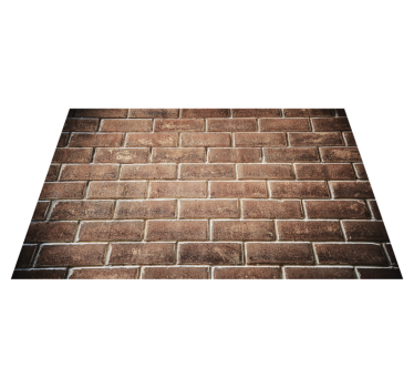 bricks effect stone effect vinyl rug - TenStickers