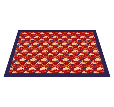 Safari Adventure animal vinyl rug - TenStickers