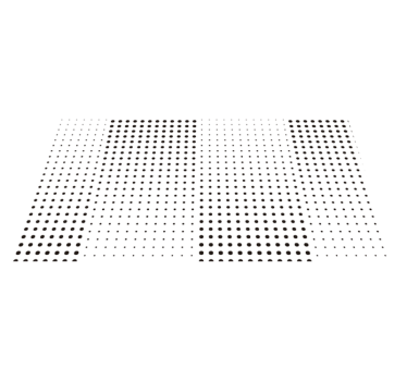 Fading Dot Gradient bathroom vinyl rug - TenStickers