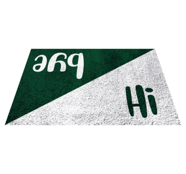 Prahs Hi Greetings custom rug - TenStickers