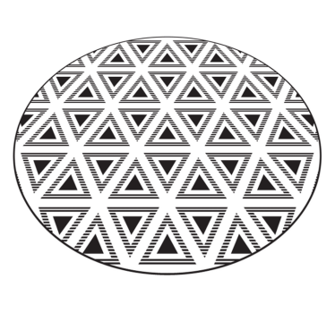 triangles of truth geometric carpets - TenStickers