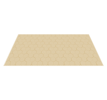 Herringbone Elegance geometric vinyl rug - TenStickers