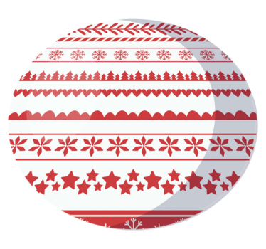 Festive Seasonal Motif Christmas vinyl rug - TenStickers