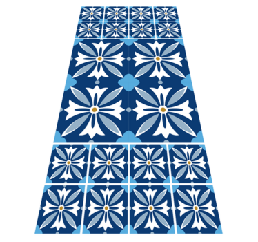 mosaïque Helena runner mosaic vinyl flooring - TenStickers