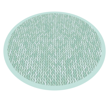 Twisted Stripes Pattern striped vinyl rug - TenStickers