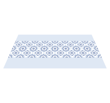Culinary Tile Runner kitchen vinyl rug - TenStickers
