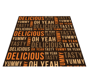 Delicious kitchen flooring - TenStickers