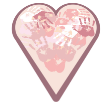 Personalized Heart custom vinyl rug - TenStickers