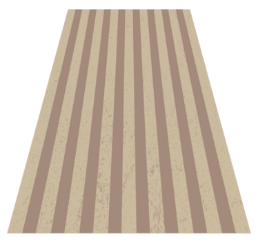 Striped Texture striped vinyl rug - TenStickers