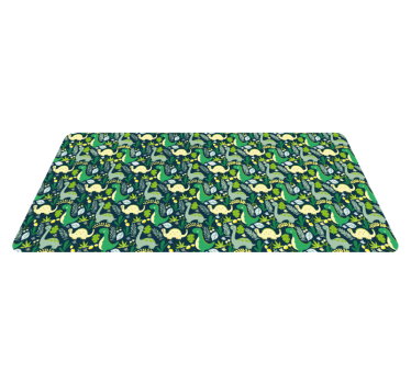 Jungle Safari Theme kids vinyl rug - TenStickers