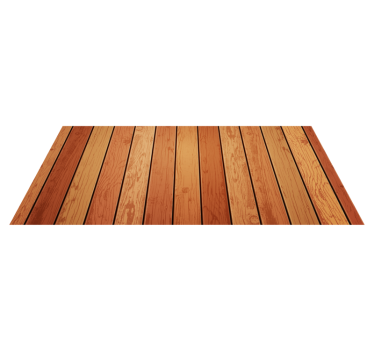Wooden Plank Simulacrum wood effect vinyl rug - TenStickers