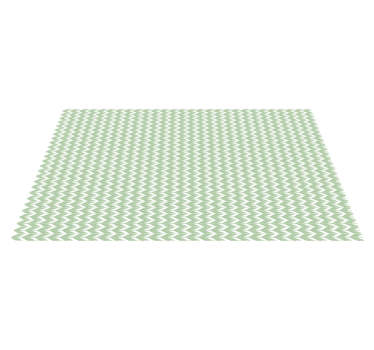 Chevron pattern green geometric vinyl rug - TenStickers