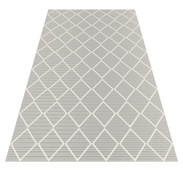 Diamond pattern surface living room vinyl rug - TenStickers