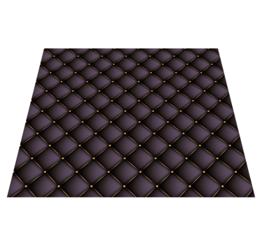 Quilted Elegance textured vinyl rug - TenStickers