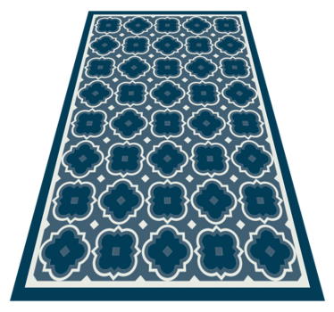 Decorative Tilework kitchen vinyl rug - TenStickers