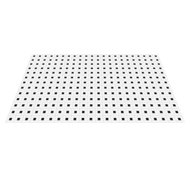 Checked Pattern Style tile vinyl rug - TenStickers