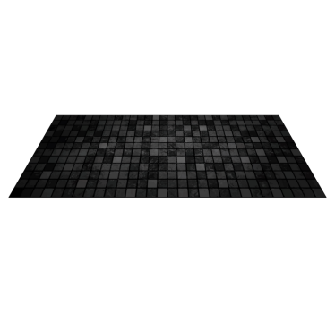 Black squares geometric carpets - TenStickers