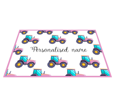Customizable Tractor custom vinyl rug - TenStickers
