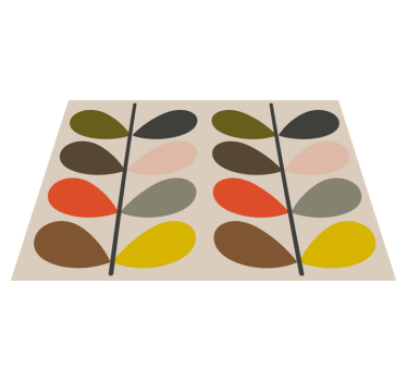 Orla Kiely  contemporary rugs - TenStickers