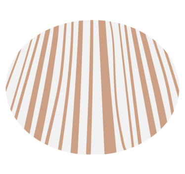 Soft Striped Elegance circular vinyl rug - TenStickers