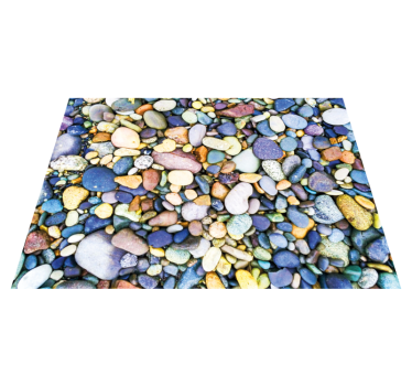 Realistic mosaic design stone effect vinyl rug - TenStickers