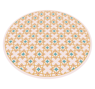 Vibrant mosaic arrangement kitchen vinyl rug - TenStickers